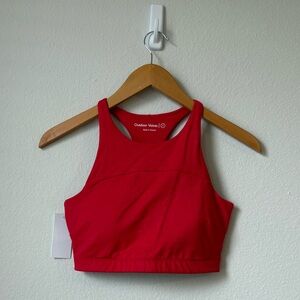 Outdoor Voices Scarlet TechSweat Crop Top Sports Bra size Small